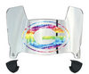 Green Bay Packers Limited Edition Mini Football Helmet Visor Shield w/ Clips - PICK VISOR & LOGO COLOR