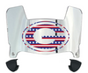 Green Bay Packers Limited Edition Mini Football Helmet Visor Shield w/ Clips - PICK VISOR & LOGO COLOR
