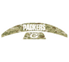 Green Bay Packers MIDI Mid Size SpeedFlex Football Helmet Front & Back Bumper Decal Set - Pick Color