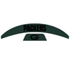 Green Bay Packers MIDI Mid Size SpeedFlex Football Helmet Front & Back Bumper Decal Set - Pick Color