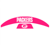 Green Bay Packers MIDI Mid Size SpeedFlex Football Helmet Front & Back Bumper Decal Set - Pick Color