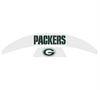 Green Bay Packers MIDI Mid Size SpeedFlex Football Helmet Front & Back Bumper Decal Set - Pick Color