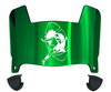 Green Bay Packers Retro Throwback Mini Football Helmet Visor Shield w/ Clips - PICK VISOR & LOGO COLOR