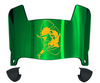 Green Bay Packers Retro Throwback Mini Football Helmet Visor Shield w/ Clips - PICK VISOR & LOGO COLOR