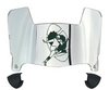 Green Bay Packers Retro Throwback Mini Football Helmet Visor Shield w/ Clips - PICK VISOR & LOGO COLOR