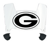 Green Bay Packers Mini Football Helmet Visor Shield w/ Clips - PICK VISOR & LOGO COLOR