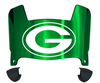 Green Bay Packers Mini Football Helmet Visor Shield w/ Clips - PICK VISOR & LOGO COLOR