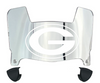 Green Bay Packers Mini Football Helmet Visor Shield w/ Clips - PICK VISOR & LOGO COLOR