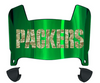Green Bay Packers Limited Edition Mini Football Helmet Visor Shield w/ Clips - PICK VISOR & LOGO COLOR