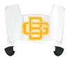 Green Bay Packers Retro Throwback Mini Football Helmet Visor Shield w/ Clips - PICK VISOR & LOGO COLOR