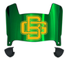 Green Bay Packers Retro Throwback Mini Football Helmet Visor Shield w/ Clips - PICK VISOR & LOGO COLOR