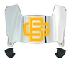 Green Bay Packers Retro Throwback Mini Football Helmet Visor Shield w/ Clips - PICK VISOR & LOGO COLOR
