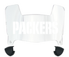 Green Bay Packers Mini Football Helmet Visor Shield w/ Clips - PICK VISOR & LOGO COLOR