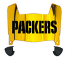 Green Bay Packers Mini Football Helmet Visor Shield w/ Clips - PICK VISOR & LOGO COLOR