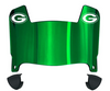 Green Bay Packers Mini Football Helmet Visor Shield w/ Clips - PICK VISOR & LOGO COLOR