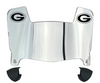 Green Bay Packers Mini Football Helmet Visor Shield w/ Clips - PICK VISOR & LOGO COLOR