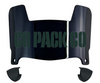 Green Bay Packers Mini Football Helmet Visor Shield w/ Clips - PICK VISOR & LOGO COLOR