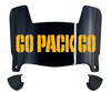 Green Bay Packers Mini Football Helmet Visor Shield w/ Clips - PICK VISOR & LOGO COLOR