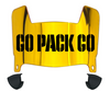 Green Bay Packers Mini Football Helmet Visor Shield w/ Clips - PICK VISOR & LOGO COLOR