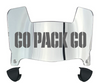 Green Bay Packers Mini Football Helmet Visor Shield w/ Clips - PICK VISOR & LOGO COLOR