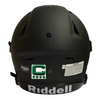Green 3D Football Helmet Bumper Captain Patch Jersey C Style - Perfect for Adult & Youth Full Size Football Helmets