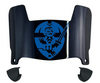 Hampton Pirates Mini Football Helmet Visor Shield w/ Clips - PICK VISOR & LOGO COLOR