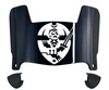 Hampton Pirates Mini Football Helmet Visor Shield w/ Clips - PICK VISOR & LOGO COLOR
