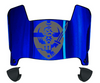Hampton Pirates Mini Football Helmet Visor Shield w/ Clips - PICK VISOR & LOGO COLOR