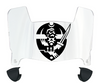 Hampton Pirates Mini Football Helmet Visor Shield w/ Clips - PICK VISOR & LOGO COLOR