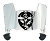 Hampton Pirates Mini Football Helmet Visor Shield w/ Clips - PICK VISOR & LOGO COLOR