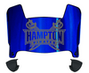 Hampton Pirates Mini Football Helmet Visor Shield w/ Clips - PICK VISOR & LOGO COLOR
