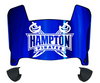Hampton Pirates Mini Football Helmet Visor Shield w/ Clips - PICK VISOR & LOGO COLOR