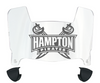 Hampton Pirates Mini Football Helmet Visor Shield w/ Clips - PICK VISOR & LOGO COLOR