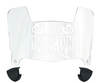 Hampton Pirates Mini Football Helmet Visor Shield w/ Clips - PICK VISOR & LOGO COLOR