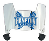 Hampton Pirates Mini Football Helmet Visor Shield w/ Clips - PICK VISOR & LOGO COLOR