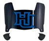 Hampton Pirates Mini Football Helmet Visor Shield w/ Clips - PICK VISOR & LOGO COLOR