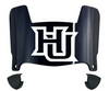 Hampton Pirates Mini Football Helmet Visor Shield w/ Clips - PICK VISOR & LOGO COLOR
