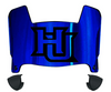 Hampton Pirates Mini Football Helmet Visor Shield w/ Clips - PICK VISOR & LOGO COLOR