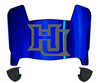 Hampton Pirates Mini Football Helmet Visor Shield w/ Clips - PICK VISOR & LOGO COLOR