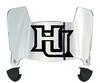 Hampton Pirates Mini Football Helmet Visor Shield w/ Clips - PICK VISOR & LOGO COLOR
