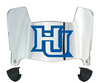 Hampton Pirates Mini Football Helmet Visor Shield w/ Clips - PICK VISOR & LOGO COLOR