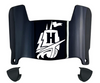 Hampton Pirates Mini Football Helmet Visor Shield w/ Clips - PICK VISOR & LOGO COLOR