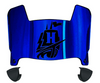 Hampton Pirates Mini Football Helmet Visor Shield w/ Clips - PICK VISOR & LOGO COLOR