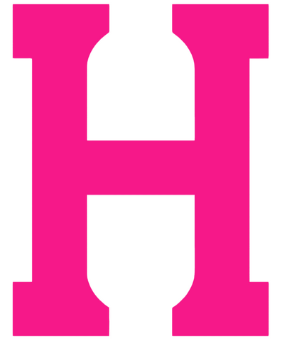 Harvard Crimson Hot Pink Alternate Logo Premium DieCut Vinyl Decal PICK SIZE