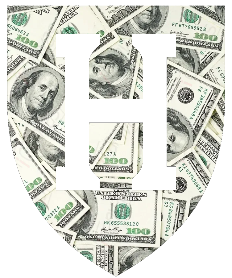 Harvard Crimson Team Logo Money Print Premium DieCut Vinyl Decal PICK SIZE