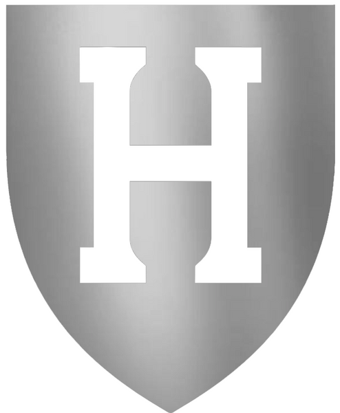 Harvard Crimson SILVER CHROME MIRROR Team Logo Premium DieCut Vinyl Decal PICK SIZE