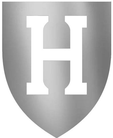 Harvard Crimson SILVER CHROME MIRROR Team Logo Premium DieCut Vinyl Decal PICK SIZE