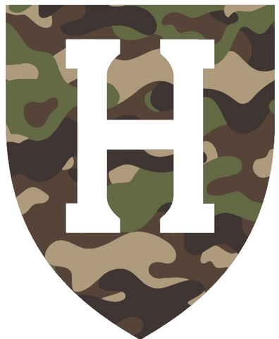 Harvard Crimson Woodland Camo Camouflage Team Logo Premium DieCut Vinyl Decal PICK SIZE