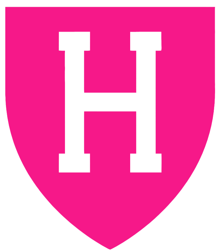 Harvard Crimson Hot Pink Retro Throwback Logo Premium DieCut Vinyl Decal PICK SIZE