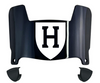 Harvard Crimson Mini Football Helmet Visor Shield w/ Clips - PICK VISOR & LOGO COLOR